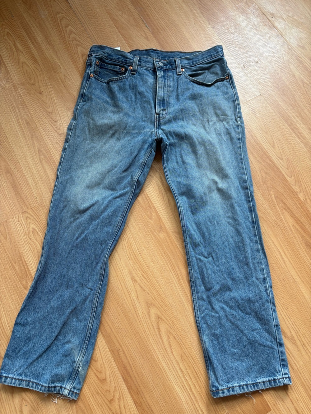 Levi's 516 red tab straight Men’s Jeans - Blue Denim 30/36